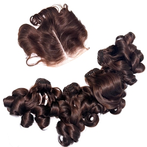 Extensions de cheveux humains vietnamiens de couleur personnalisée rebondissant pour bébé Mèches de cheveux bruts - Product Image 3
