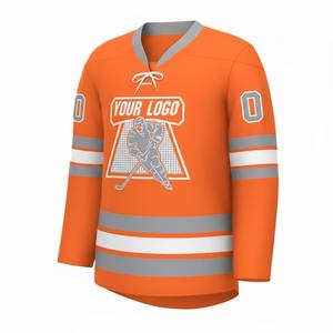 2025 NEW DESIGN OEM ICE HOCKEY TEAM JERSEYS CUSTOMIZED UNIFORMS EMBROIDERY LOGO AVAILABLE - Product Image 3