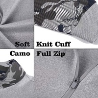 Men's Sweatsuit 2 Piece Hoodie Tracksuit Casual Camo Print Tracksuit for Men