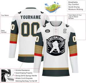 Factory Direct Custom Ice <b>Hockey</b> Jerseys Sublimated Breathable Durable Stretchable Jerseys for Team Practice & Official Matches - Product Image 2