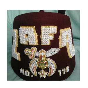 เครื่องราชอิสริยาภรณ์เมสัน รุ่นใหม่ ปี 2026 หมวกเฟซชไนเนอร์ ZAFA แบบใหม่ ปักมือ ออกแบบเองได้ สีแดงเลือดหมู คุณภาพดีที่สุด - Product Image 1