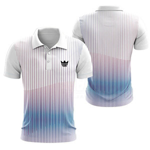 Chemises de golf unies pour hommes 2026 en tissu respirant sublimé polyester/coton, écologiques, prix de gros, fabriquées au Pakistan - Product Image 3
