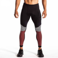 Pantalon de sport multi-panneaux de meilleure qualité pour hommes Leggings d'entraînement pour hommes pour musculation Fitness Pantalon legging de fitness pour hommes
