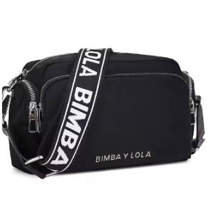 Per BIMBA Y LOLA borsa in pelle Vintage da donna Preppy bohémien a prova di acqua a singolo ricamo catena di perle per l'estate invernale - Product Image 4