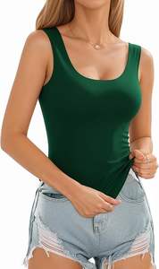 Custom Women's Knitted Tank <b>Top</b> for Gym Fitness Summer Athletic <b>Racer</b> Back Design Personalized Fitness Tank <b>Top</b> - Product Image 2