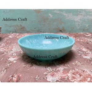 Tazón de Ensalada de Resina Hecho a Mano Ecológico, Vajilla Personalizada, Tazón de Resina Apto para Alimentos para Servir en el Hogar o Restaurante - Product Image 3