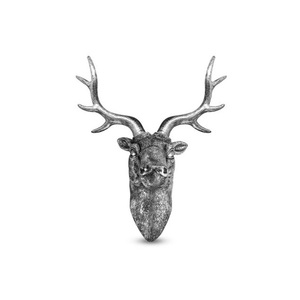 หัวกวางติดผนังทำจากโลหะ,หัวตกแต่งผนังหัวกวางติดผนังทำจากโลหะสำหรับตกแต่งโรงแรมและสำนักงาน - Product Image 6