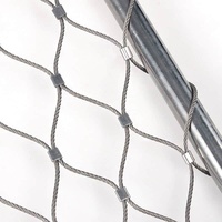 Filet de câbles en maille de corde en acier inoxydable 316 de qualité marine, résistant à la corrosion, fournisseur de mailles de sécurité