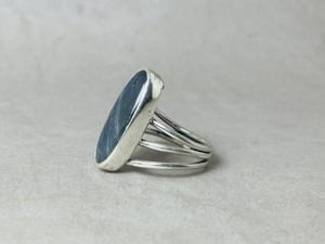 Anillo de piedras preciosas de labradita de Plata de Ley 925 hecho a mano, joyería de boda de tendencia vintage a precio mayorista - Product Image 6