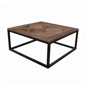 From Trusted Manufacturer Modern Design Premium Quality wood top Square Beautiful coffee table for Home at good price From India