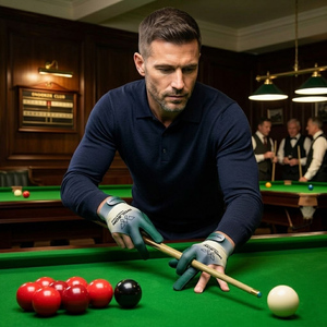 Gants de snooker portables légers sur mesure, accessoires professionnels pour queue de billard, en tissu extensible, pour droitiers et gauchers - Product Image 4