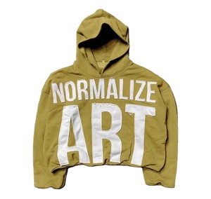 Custom Design Men's Heavyweight Regular Fit Vintage Wash Korean Oversized French Terry 100% Cotton Winter Hoodie - Product Image 4