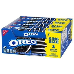 OREO Chocolate Sandwich Cookies, King Size, 12 Snack Packs (8 Cookies Per Pack) - Product Image 2