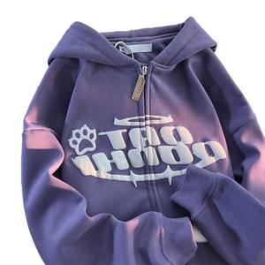 Sudadera con capucha Puff con gráfico personalizado de 100 algodón de alta calidad sin logotipo de cuerda Sudadera con capucha impresa en 3D Puff - Product Image 2