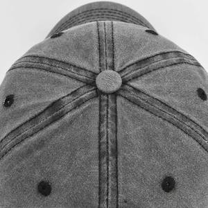 หมวกแก๊ปกีฬาปักลาย6แผงหมวกเบสบอลผ้าฝ้าย100% สำหรับผู้ชายหมวกกีฬาแฟชั่นสไตล์สปอร์ต - Product Image 2