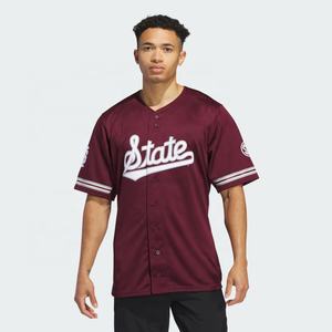 Venta al por mayor de uniformes de béisbol de los hombres impresos logotipo personalizado en blanco Jersey y pantalones ropa deportiva para Softball - Product Image 4
