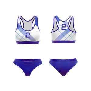 Sujetador Deportivo Personalizado para Mujer, Ropa de Gimnasio, Ropa de Voleibol, Uniformes de Voleibol de Playa, 100% Poliéster, Color Personalizado, Logotipo Personalizado - Product Image 6