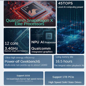 Think Pad T14S Snapdragon X Elite 32 Go LPDDR5X 1 To SSD 14 pouces 2.8K Ordinateur portable professionnel pour ingénieur - Product Image 3