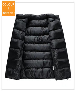 Nuevo chaleco ligero de invierno para hombre, transpirable, de algodón, acolchado, sin mangas, chaleco acolchado, chaqueta para hombre - Product Image 4