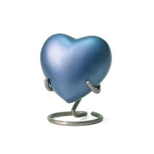 Urna de cenizas para niños pequeños con soporte, urnas de cremación de corazón de esmalte alto, urnas de Metal sostenibles para cenizas de mascotas y adultos - Product Image 5