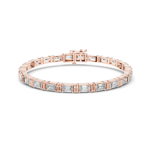 Pulsera de tenis con diamantes CVD de laboratorio de 8.96 CT, VVS-VS EF, en oro de 18K, 14K, 10K y plata 925, oro rosa, amarillo, blanco, lujo y alta joyería - Product Image 2