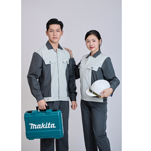 Conjunto de Seguridad de Alta Visibilidad de Manga Larga de Poliéster Vietnamita TC, Mezcla de Algodón FMF, Ropa de Trabajo Transpirable Color Carbón para Hombre - Product Image 3