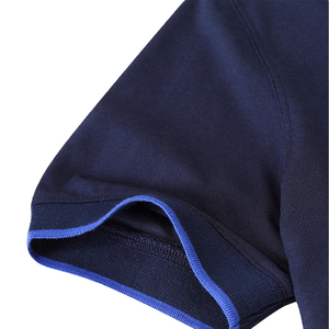 Moda de los Hombres Nuevo diseño de verano raya cuello acanalado Color transpirable liso manga corta transpirable Polo camiseta camisetas - Product Image 6