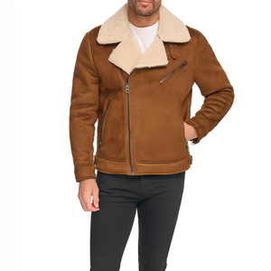 Veste en toile polaire vintage pour homme, col rabattu, décontractée, streetwear, imperméable, respirante, grande taille, écologique - Product Image 1