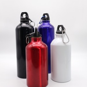 Frasco de agua deportivo de aluminio Premium de 16oz y 24oz a prueba de fugas con tapón de rosca Botella de metal Premium fabricada en Vietnam - Product Image 1