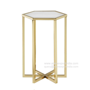 Table basse en bois avec jambe en métal - Product Image 6