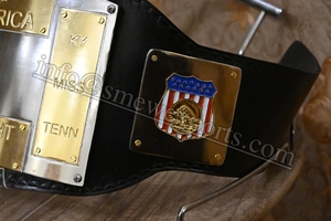 NWA Mid America World Wide Wrestling Championship Belt <strong>Boxing</strong> Gloves Bag Set