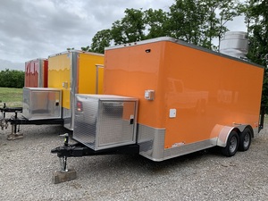 Wecare - Camioneta de Comida Pequeña, Mini Remolque de Comida, Carrito Móvil de Helados y Bocadillos - Product Image 5