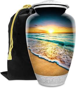 Urnas de cremación de metal de nuevo diseño más vendidas con tapa superior segura disponibles a precio mayorista del exportador indio - Product Image 1