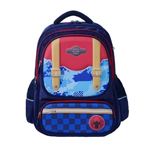 Unisex Waterproof Polyester Lining <b>Laptop</b>-Friendly Student <b>Backpack</b> Kids 7-9kg Zipper Soft Shoulder Strap Customizable Pattern - Product Image 2