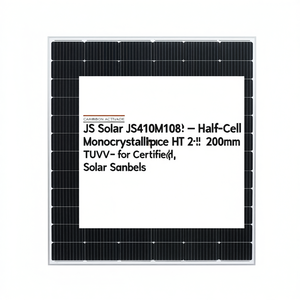 Panneau solaire monocristallin HJT à demi-cellules JS Solar JS410M108 210 mm certifié TUV - Product Image 2