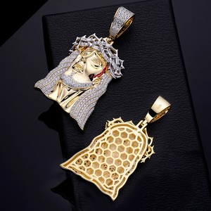 Certification GRA Bijoux fins Usine Argent 925 10k 14k Or Animal Moissanite Pendentif Iced Hip Hop Chevaux Pendentifs - Product Image 5