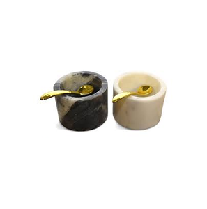 Cuenco de sal de mármol, utensilios de cocina, diseño de piedra picante y hecho a mano para artesanía natural a bajo precio - Product Image 4