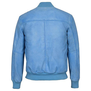 Chaquetas de Cuero para Hombre en Diferentes Estilos y Diseños, Chaquetas Personalizadas para Hombre, Chaqueta de Cuero Bomber de Piel de Vaca para Hombre - Product Image 4