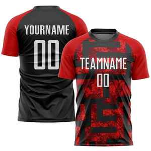 Camiseta de Fútbol Personalizada con Nombre de Equipo para Hombre, Manga Corta, 100% Poliéster, Secado Rápido y Transpirable - Product Image 2