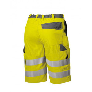 Pantalones cortos de trabajo de secado rápido de alta calidad para hombre, estilo de patrón sólido informal ignífugo hecho de lona - Product Image 2