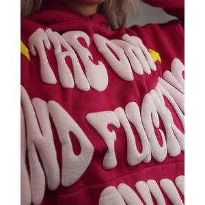 Personalizado de peso pesado desgastado bordado Sun Faded Stripes Zip up Hombres Sudadera con capucha precio al por mayor - Product Image 5