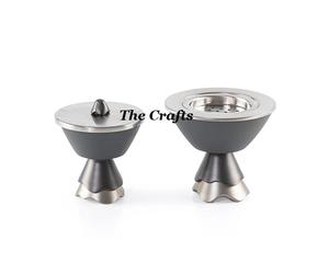 เตาเผาบัคฮูร์เหล็กแบบดั้งเดิมคุณภาพเยี่ยม พร้อมกล่องอูด สำหรับเผาเครื่องหอมแบบอินเดียดั้งเดิม - Product Image 4