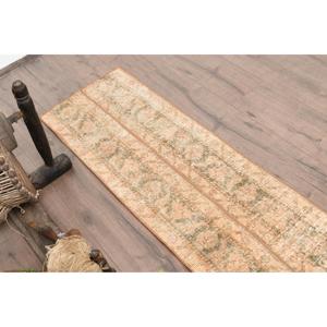 พรมขนาด 1.5x6 ฟุต, พรมวินเทจตุรกี, พรมขนสัตว์สีน้ำตาล - Product Image 5