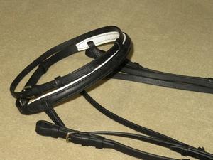 Bride de cheval à la mode en cuir véritable Bride de luxe en cuir de cheval - Product Image 3