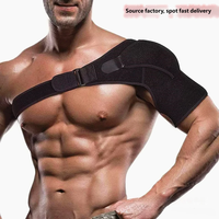 Ceinture de compression en néoprène prête à être expédiée, réglable et respirante, pour le soutien de l'épaule, idéale pour la gym, le sport et le soulagement de la douleur