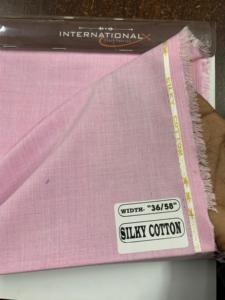 Textile Raw Material Silk <b>Cotton</b> <b>Fabric</b> Width 58 for Garments Shirting <b>Fabric</b> for Making Shirt for Man & Women Both - Product Image 3