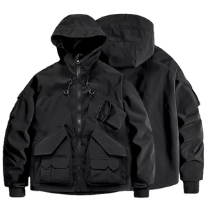 Veste Safari à Capuche Cyberpunk Tech Wear pour Hommes, Vente Chaude, Impression Personnalisée, Coton Respirant, Faible MOQ, Pas Cher - Product Image 1