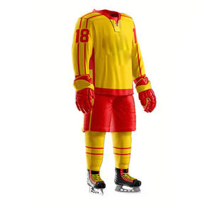 Uniforme de hockey sobre hielo de sublimación de malla de poliéster para hombre, conjuntos hechos a medida, nueva camiseta de hockey sobre hielo para jugadores profesionales personalizados OEM - Product Image 5