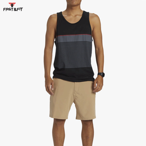 Meilleur design personnalisé hommes formation débardeur populaire respirant Gym entraînement haut sans manches avec style décontracté tricoté méthode de tissage - Product Image 5