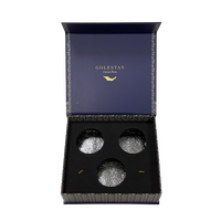 Boîte cadeau rigide de luxe classique noire grande boîte de présentation magnétique pour emballage de caviar avec insert en mousse noire